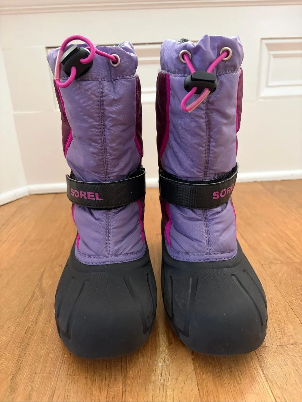 Sorel Flurry Purple Girls Winter Snow Boots Youth 3